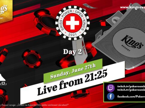 Sonntag ab ca. 21:25 Uhr Livestream vom Tag 2 der Swiss Poker Open!