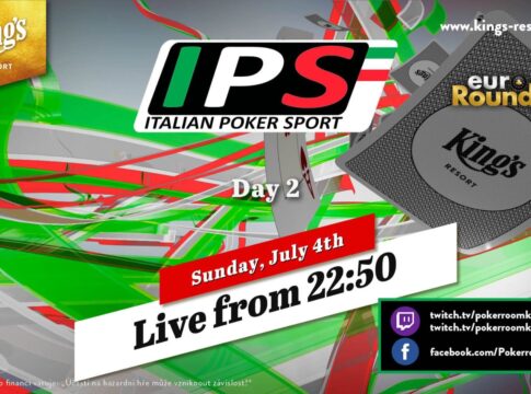 Sonntag ab ca. 22:50 Uhr Livestream vom Tag 2 des IPS Main Events!