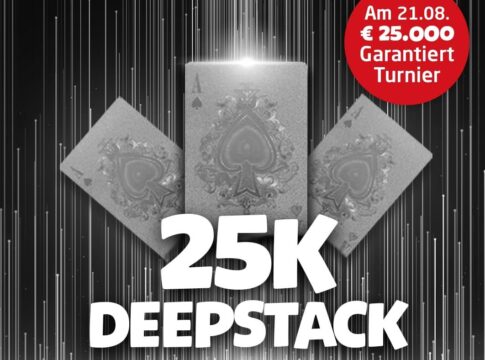 Am Samstag den 21. August lädt win2day wieder zum €25.000 GTD Deepstack!