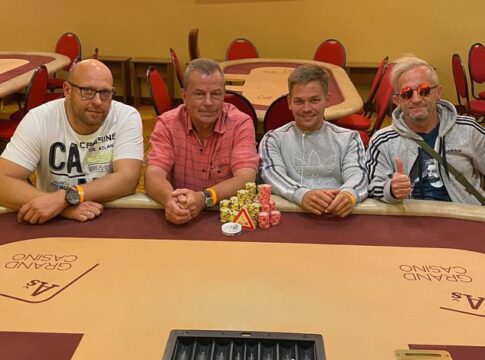 Vier Spieler teilen den Sieg beim Bullets Event im Grand Casino Aš!
