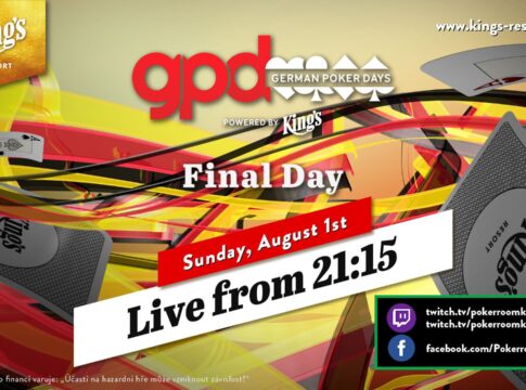 Sonntag ab ca. 21:15 Uhr Livestream vom Finale des GPD Main Events!