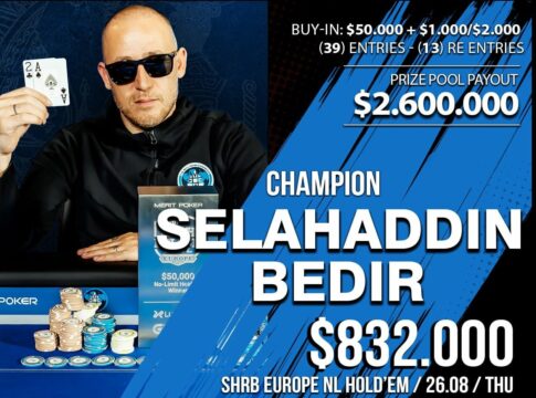Bedir bezwingt Ivey und gewinnt das 50k NLH Event #4 beim SHRB Europe!