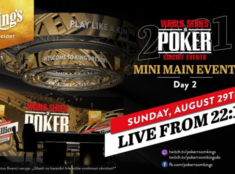 Sonntag ab ca. 22:15 Uhr Livestream vom Tag 2 des WSOPC Mini Main Events!