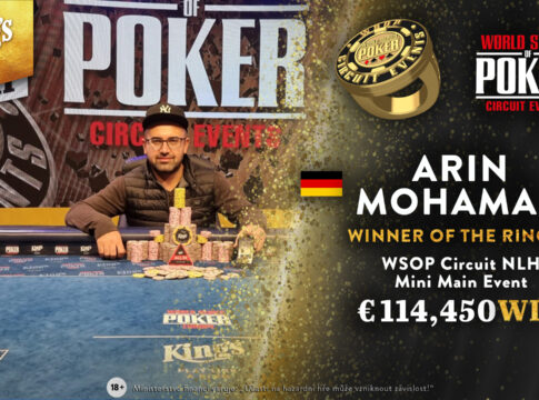 Arin Mohamad gewinnt den Mini Main Event beim WSOP Circuit Festival