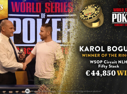 WSOP Cicuit – Karol Bogusz feiert beim FiftyStack, Achim Glod beim PLO Bounty