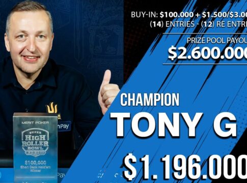 SHRB Europe – Zweiter Sieg durch Tony G, Main Event gestartet