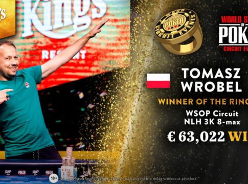 Tomasz Wrobel triumphiert beim WSOPC NLH 3k 8-Max Event im King’s!