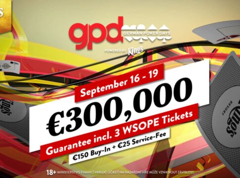 Donnerstag starten die German Poker Days im King’s – €300K GTD