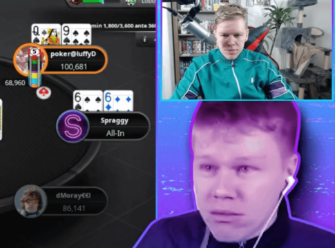 Krasser Runout von Spraggy gegen Guntis Aleskins
