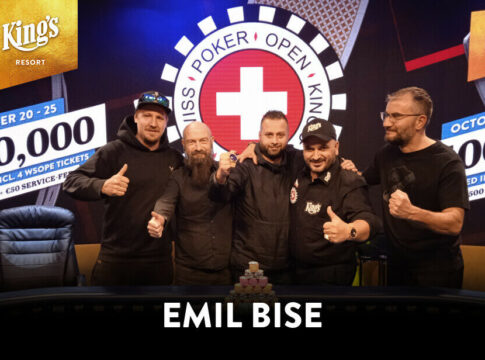 Emil Bise holt das High Roller der Swiss Poker Open