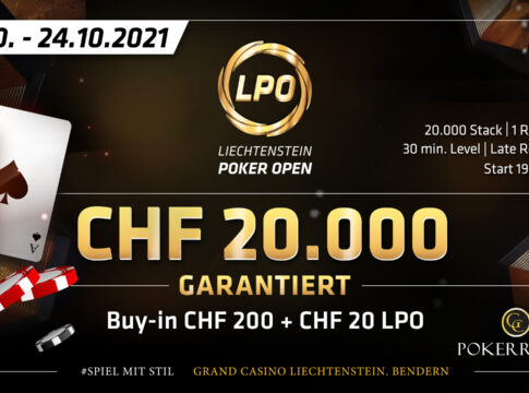Poker Open im Grand Casino Liechtenstein mit CHF20.000 GTD