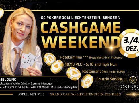 Cash Game Weekend im Grand Casino Liechtenstein