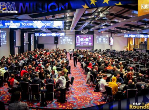 709 Entries zur Halbzeit der Euro Poker Million im King’s Resort!