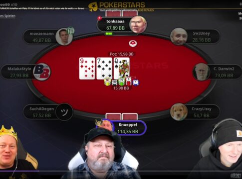 „Knossi“, „Knüppel“ & „xflixx“ spielten das 10k PokerStars „The Big 20 Rewind“ Event!