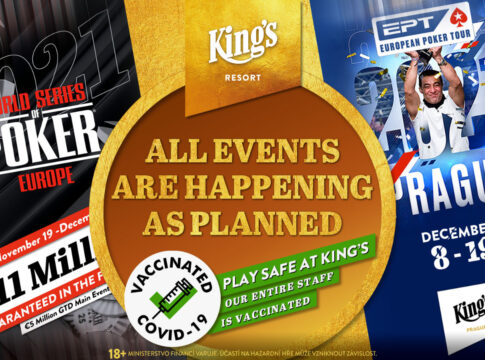 King’s bestätigt, dass alle Events der WSOPE und EPT Prag wie geplant stattfinden werden!