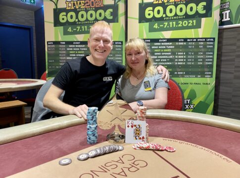 Aurora Kluge holt das GRND LIVE II im Grand Casino Aš