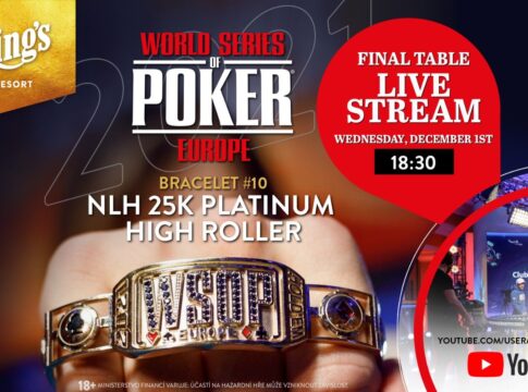 Mittwoch 18:30 Uhr – Übertragung vom Finale des €25.000 WSOPE NLH High Roller Events #10!