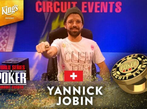 Yannick Jobin holt den Ring bei WSOPC Event #15