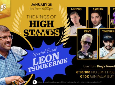 Freitag ab 18:30 Uhr – The King’s of High Stakes Livestream Part 3 mit Special Guest „Leon“!