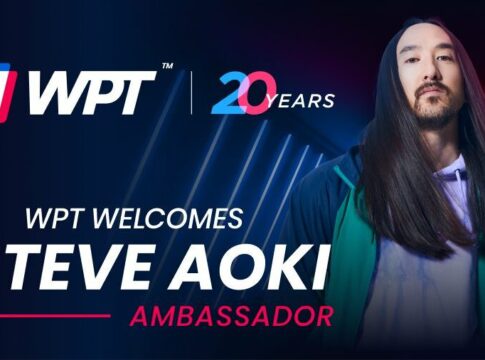 Star DJ Steve Aoki unterschreibt als Botschfter der World Poker Tour!