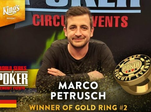 Der WSOPC-Ring beim Mini Main Event geht an Marco Petrusch