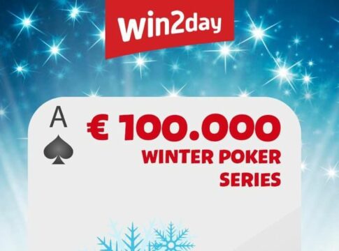 Vom 14.- 16. Jan garantiert win2day €100.000 bei der Winter Poker Series!