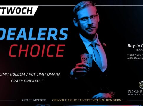 Deal beim Dealers Choice im Grand Casino Liechtenstein