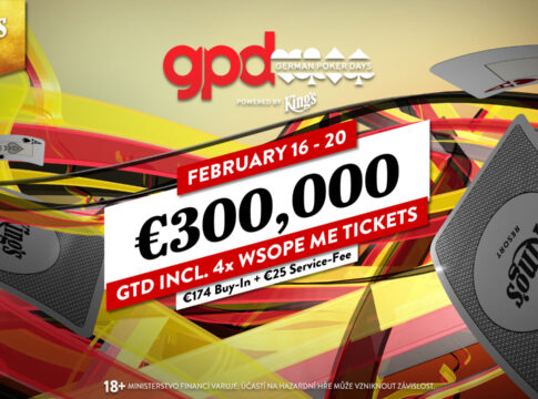 Die German Poker Days stürmen das King’s – €348.000 garantiert!