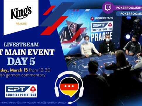Dienstag 12:30 Uhr – Exklusiver deutscher Livestream vom Tag 5 des PokerStars EPT Prag Main Events!
