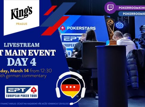 Montag 12:30 Uhr – Exklusiver deutscher Livestream vom Tag 4 des PokerStars EPT Prag Main Events!