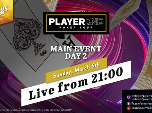 Sonntag ab 21:05 Uhr Tag 2 des PlayerOne Poker Tour Main Events!