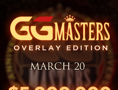 Letzte Chance: Kostenlose Teilnahme bei der $5 Millionen GGMasters Overlay Edition
