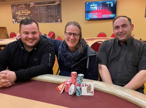 Corinna Zill schnappt sich den Kickstarter im Grand Casino Aš