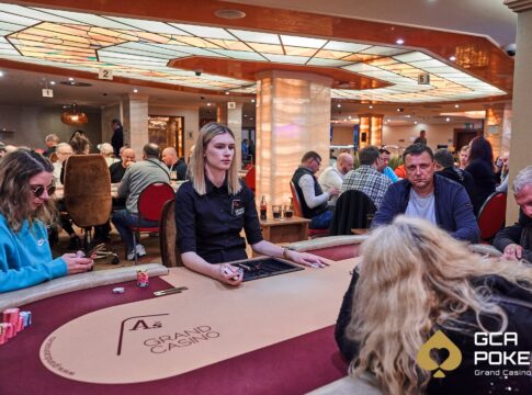 Neun Spieler kämpfen um den Sieg beim GCA Poker Festival ME