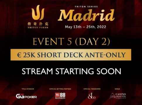 Ab 14:00 Uhr Livestream vom Finale des Triton Poker Madrid €25.000 Short Deck Events #5!