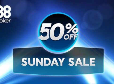 Sunday Sale auf 888poker mit halben Buy-ins