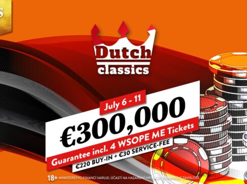 Dutch Classics ab Mittwoch mit €300.000 GTD im King’s Resort!