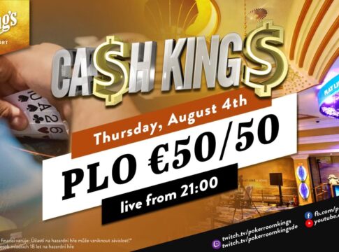 Donnerstag ab 21:10 Uhr Ca$h King$ Special Livestream PLO €50/€50!