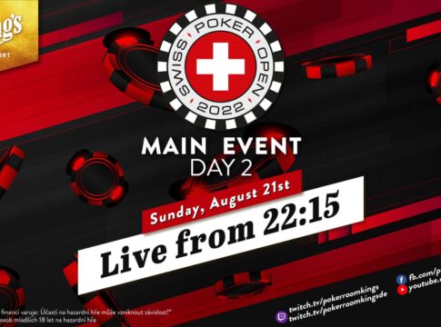 Sonntag ab 22:15 Uhr Livestream vom Tag 2 des €550 Swiss Poker Open Main Events!