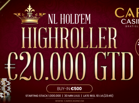 Jede Menge Action im Card Casino Bratislava am Wochenende – heute €500 Highroller!