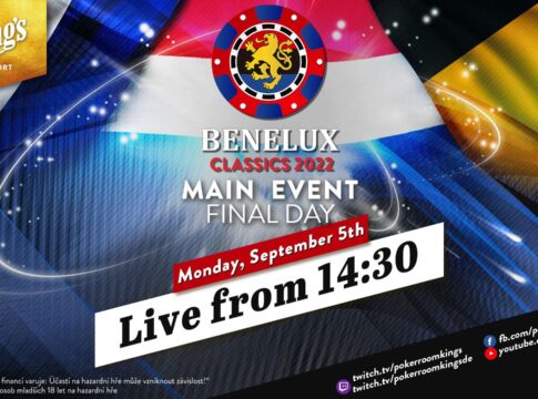 Montag ab 14:30 Uhr Livestream vom Finale des €250 Benelux Classics Main Events!