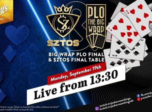 Montag ab 13:30 Uhr Livestream vom Finale des €2.350 „The Big Wrap“ PLO Main Events!