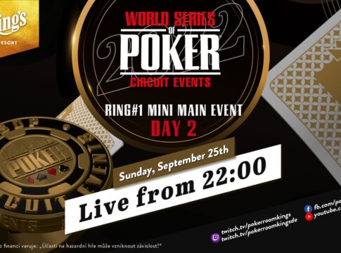 Sonntag ab 22:00 Uhr Livestream vom Tag 2 des €250 WSOPC Mini Main Events!