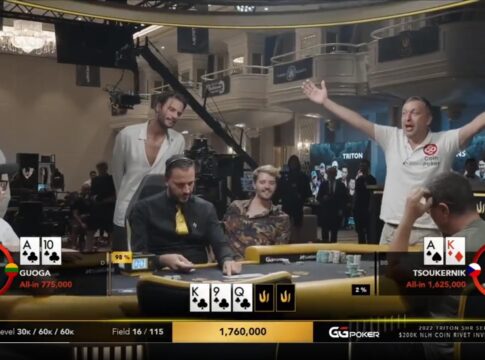 „Champagne for the Casino“ – Tony G mit Hand gegen Leon beim $200k Coin Rivet Invitational