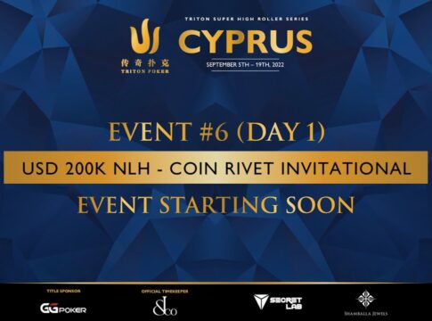 Triton High Roller Series Cyprus – Livestream vom 200k Coin Rivet Invitational Tag1!