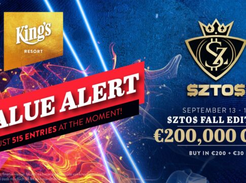 Value Alarm beim $ZTO$ Main Event im King’s – Erst die Hälfte der Garantie eingespielt!