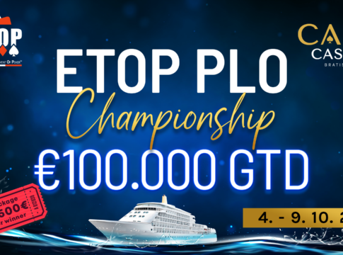 CC Bratislava lädt zur ETOP PLO Championship mit €100k GTD