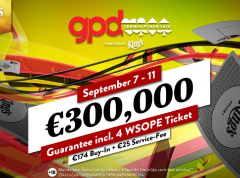 German Poker Days im King’s mit €300.000 garantiert