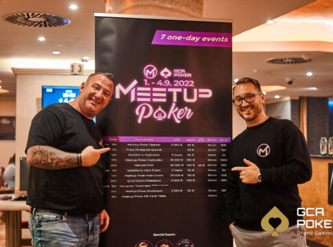 „Treschi“ holt das Q-ool Down, Schwarz führt beim Meetup Poker ME