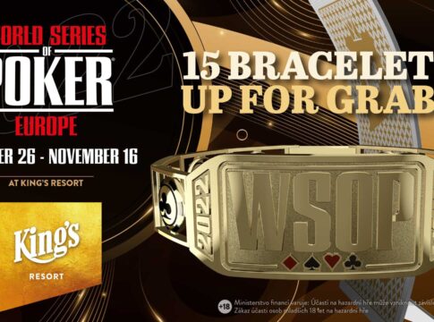 €12 Mio. GTD und 15 Bracelets bringt die WSOPE ab 26. Oktober ins King’s!